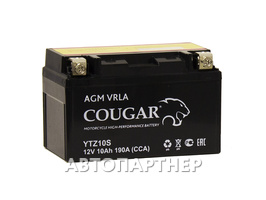 COUGAR AGM VRLA 12В 6ст 10 а/ч пп YTZ10S