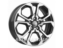 K&K KC892 6.5x17 5x114.3 ET49 67.1 Алмаз черный (ZV 17_Creta)